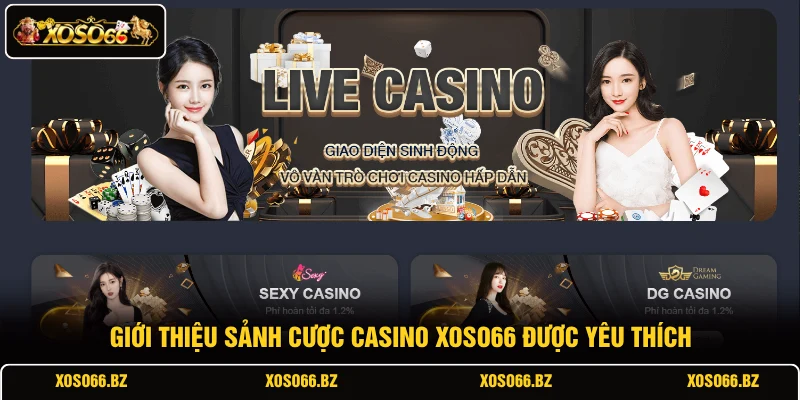 Casino XOSO66 1 Giới thiệu sảnh cược casino XOSO66 được yêu thích